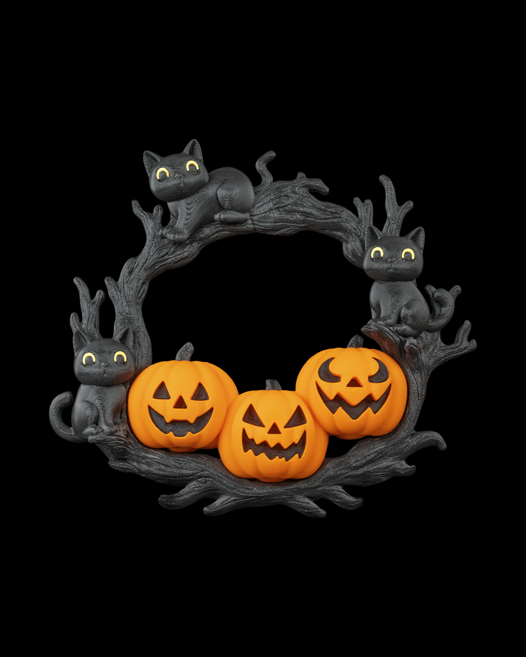 Halloween Deko Pumpkins & Kitties