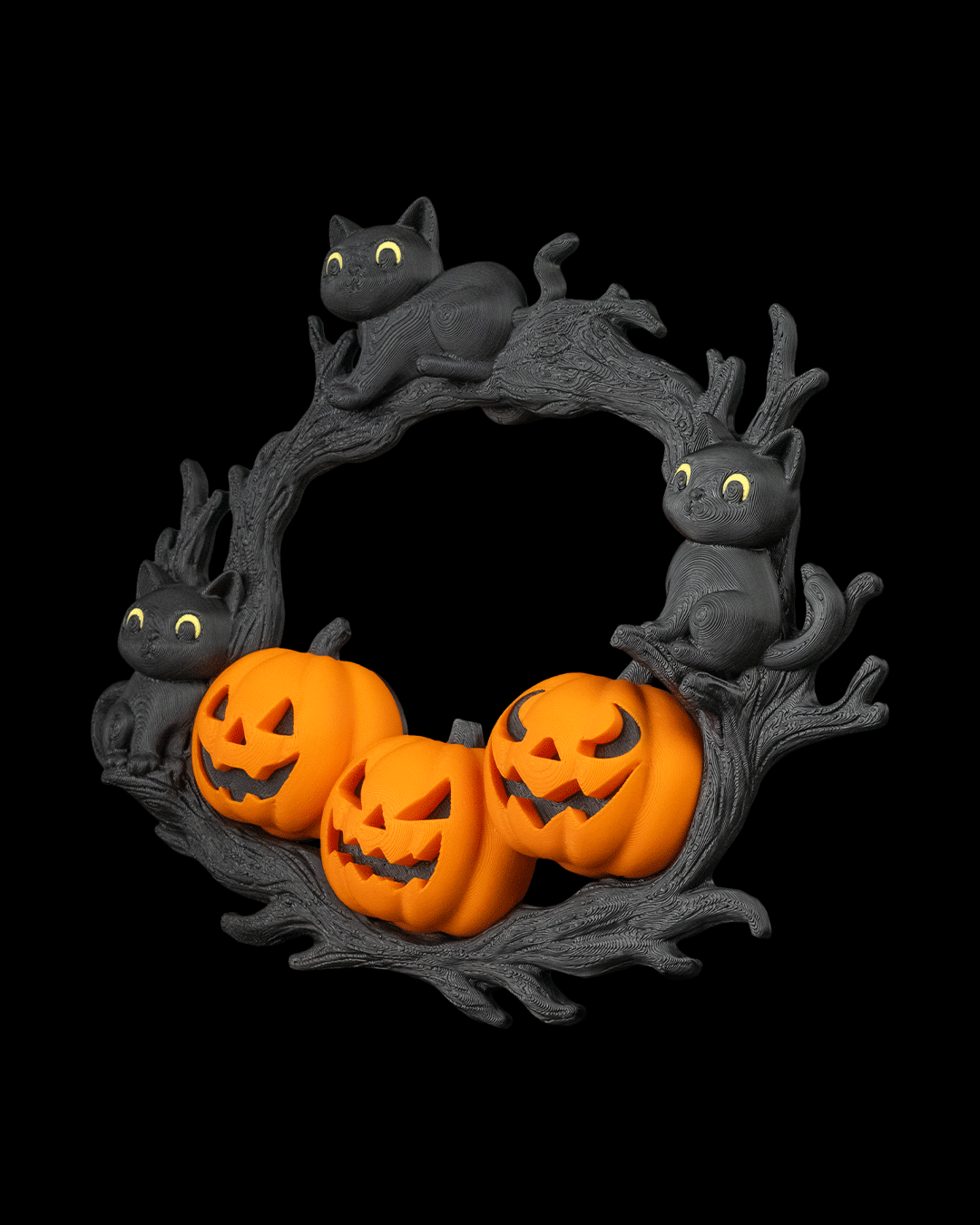 Halloween Deko Pumpkins & Kitties