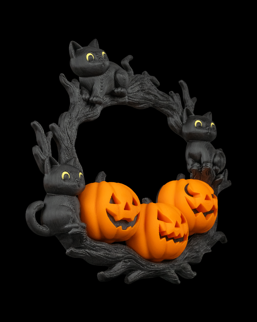 Halloween Deko Pumpkins & Kitties
